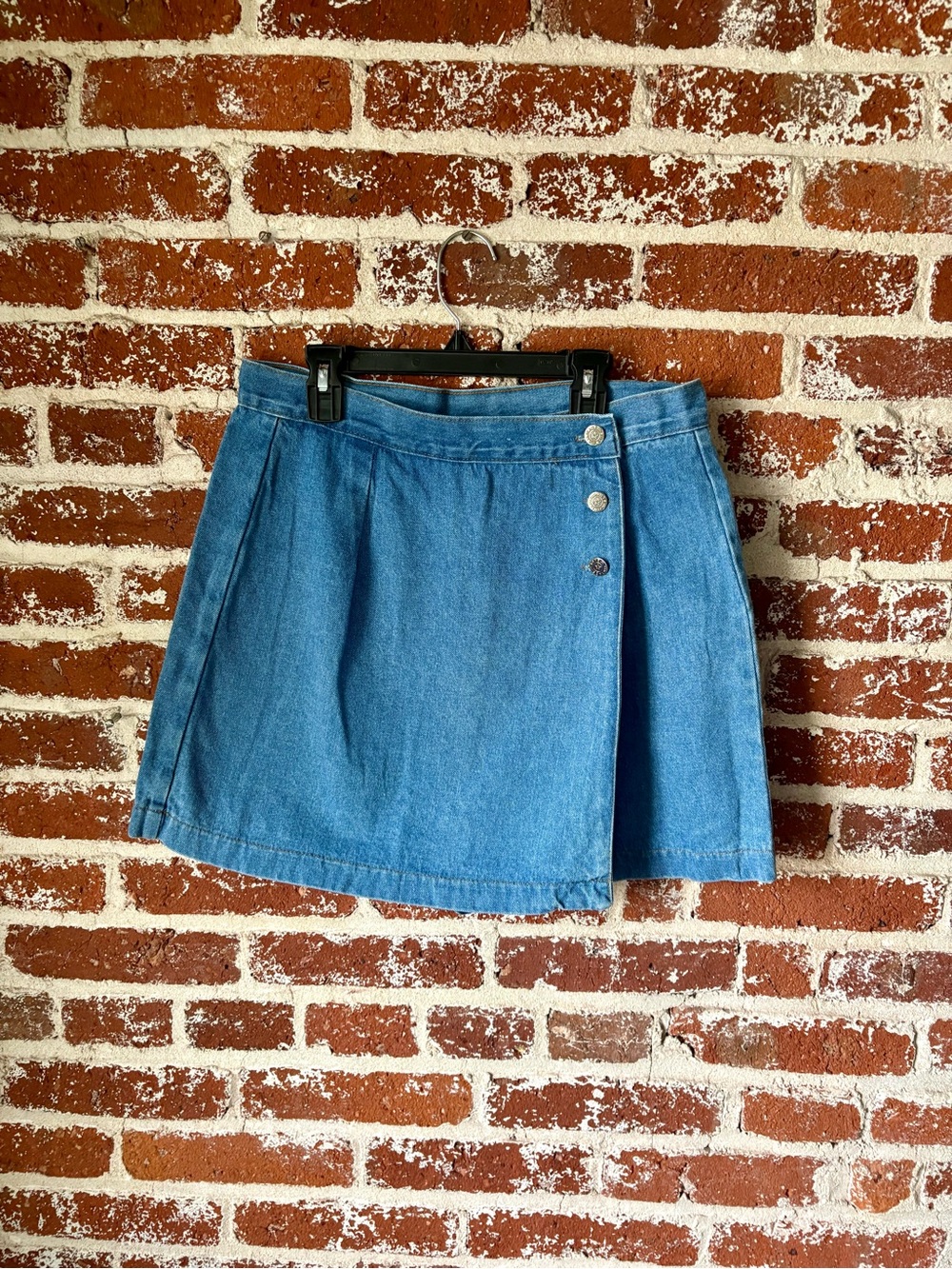 90s Vintage Blue Denim Skirt